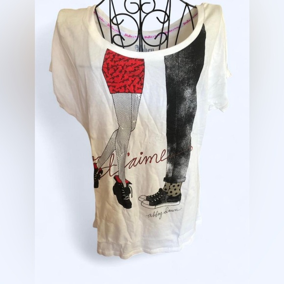 Abbey Dawn Graphic Tee - Picture 1 of 7